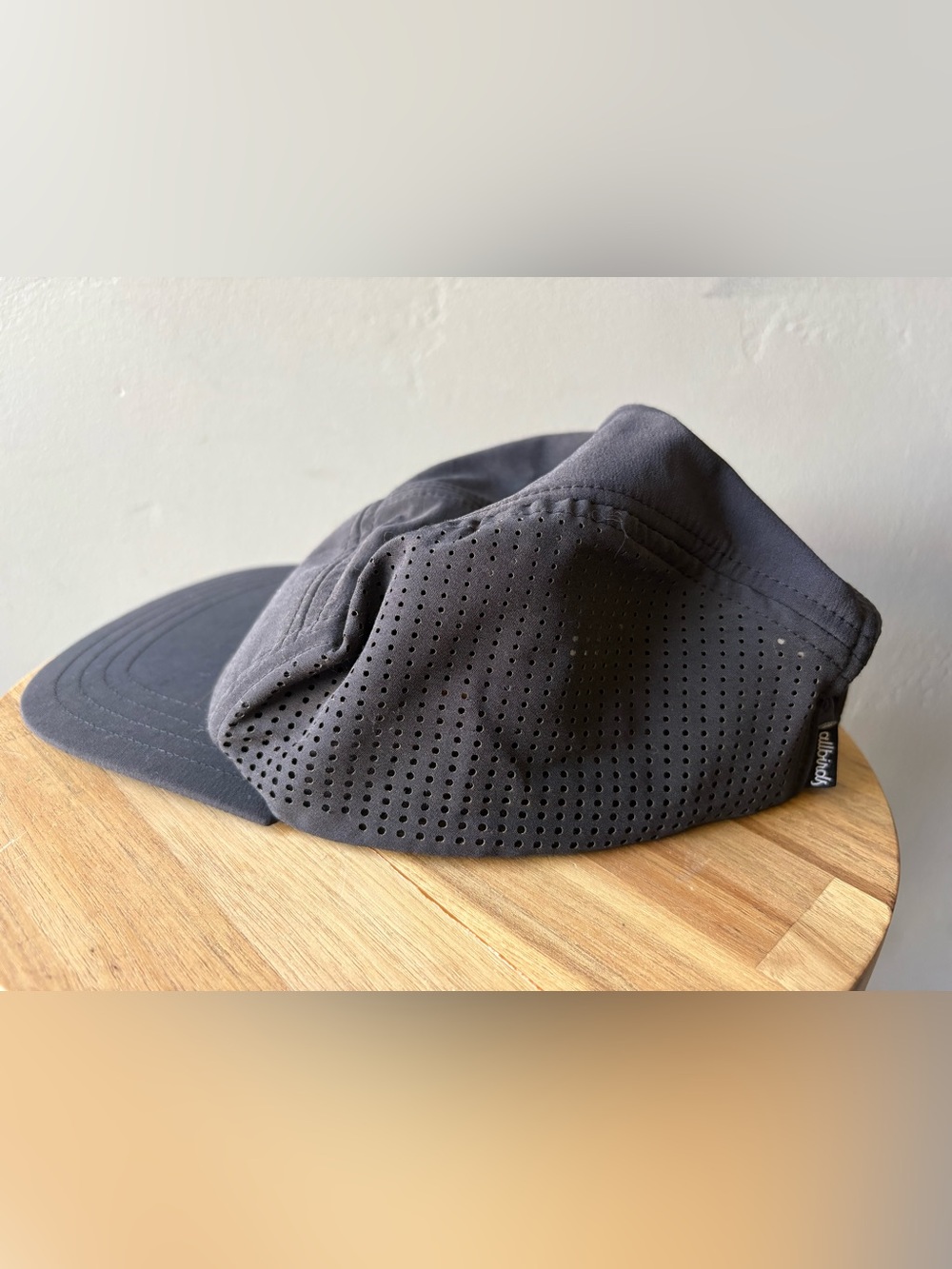 Allbirds Black Natural Run Cap Merino Wool Blend Unisex